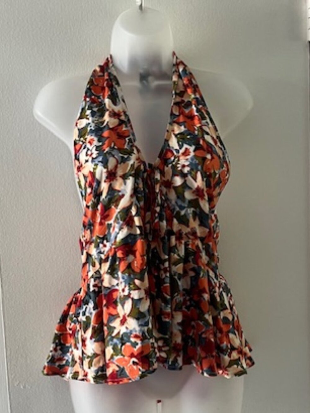 Sexy Halter Floral Top